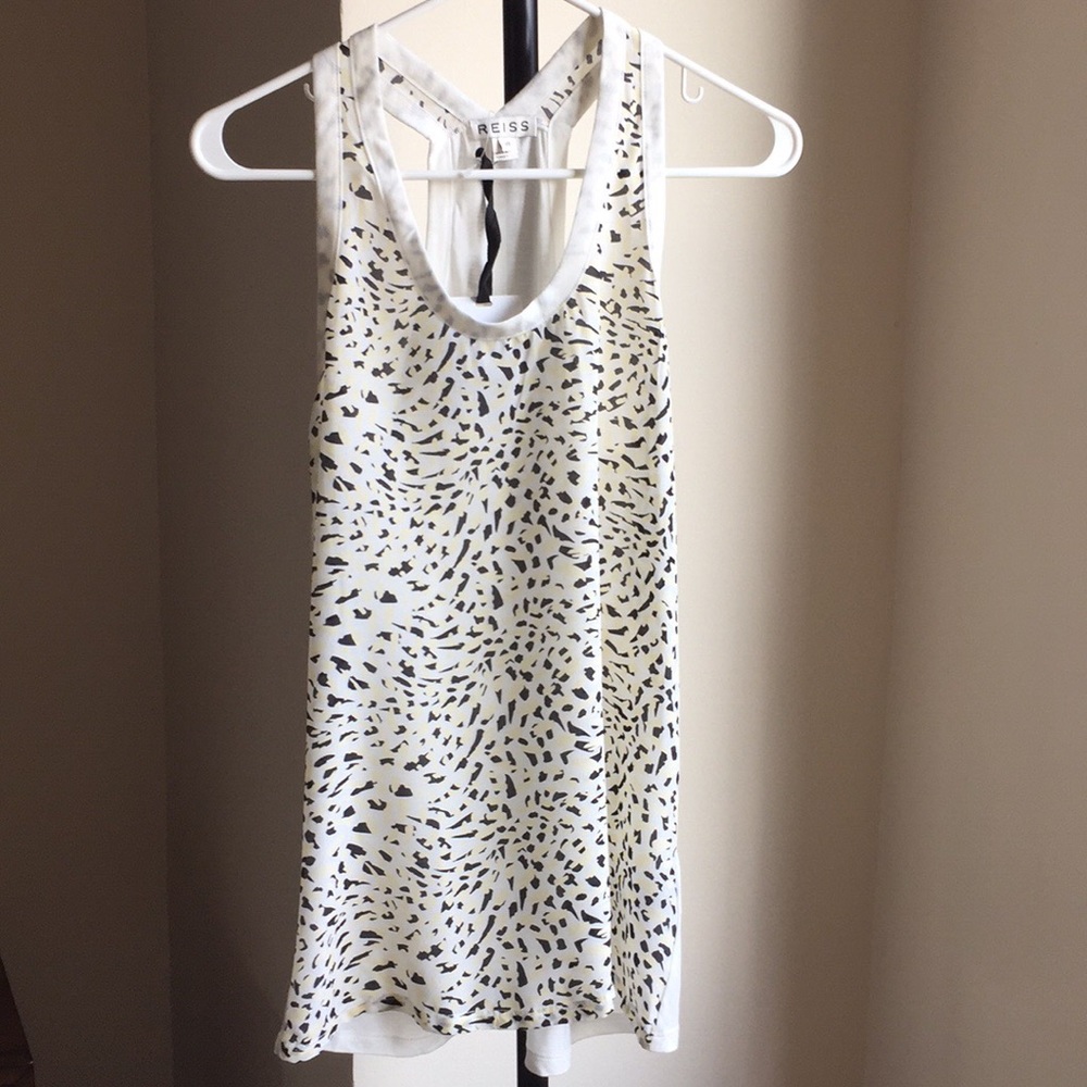 REISS silk tank top
